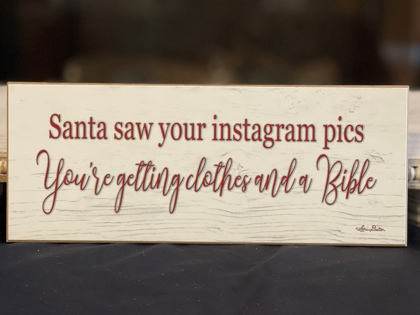 Humorous Christmas Sign