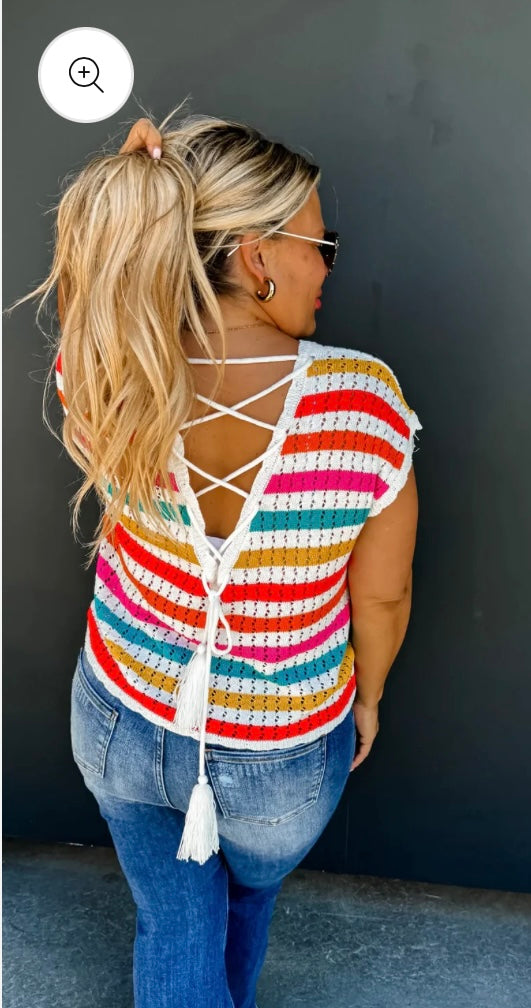Tassel About Knit Top