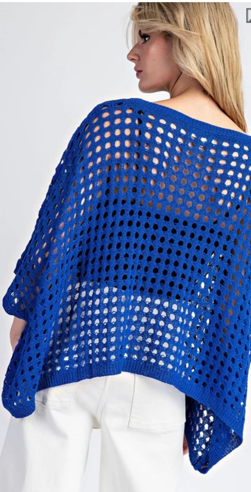 Open Knit Eyelet Sweater