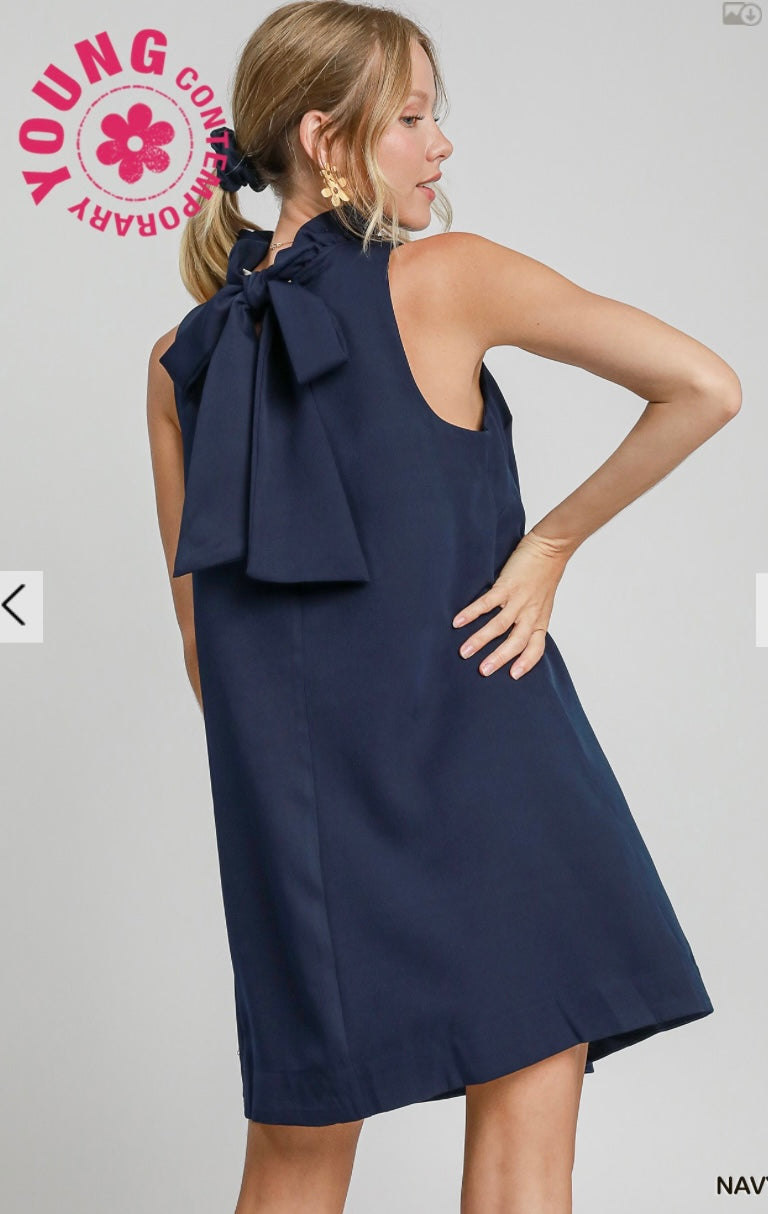 Midnight Muse Bow Dress