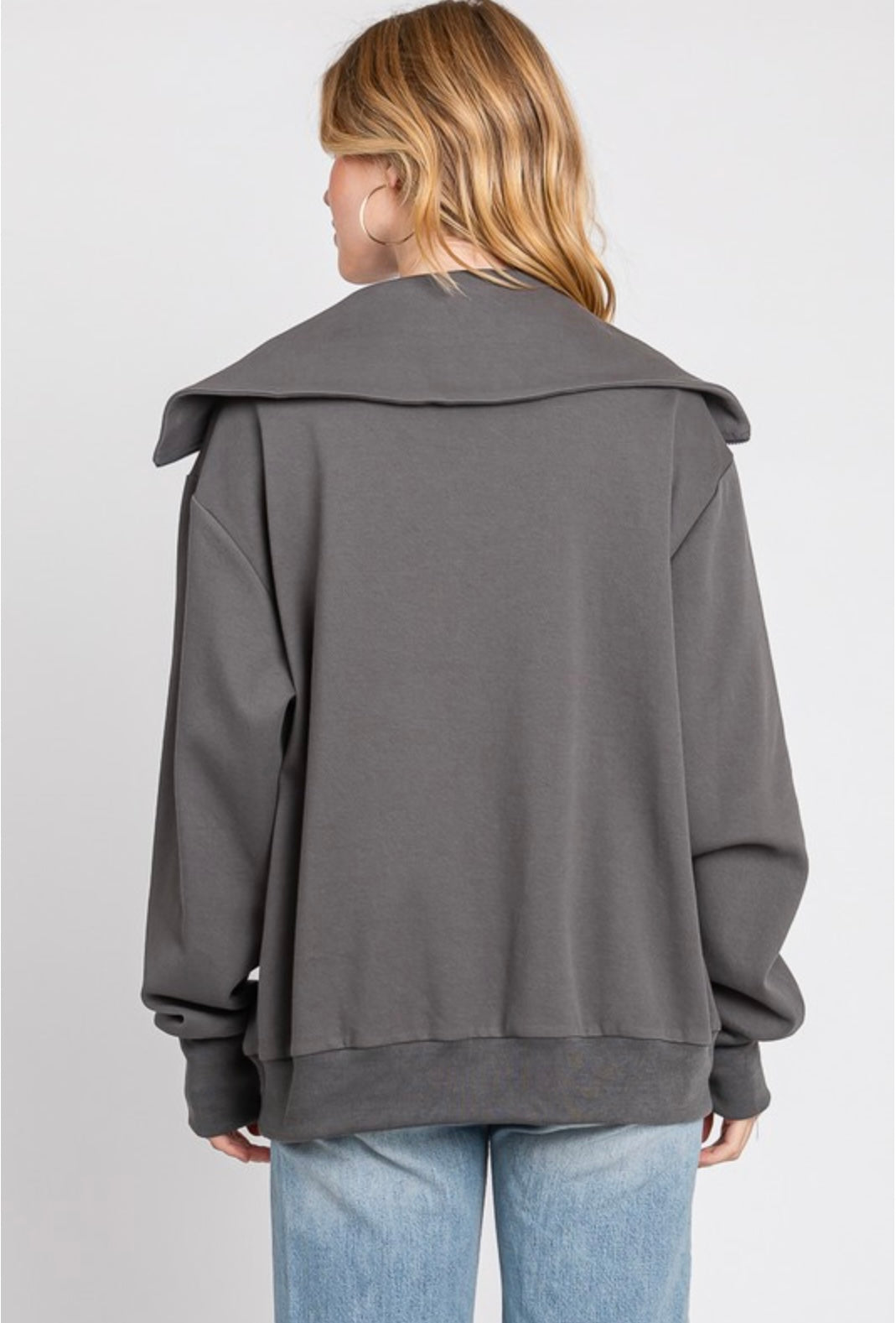 Stretch Zip Sweatshirt