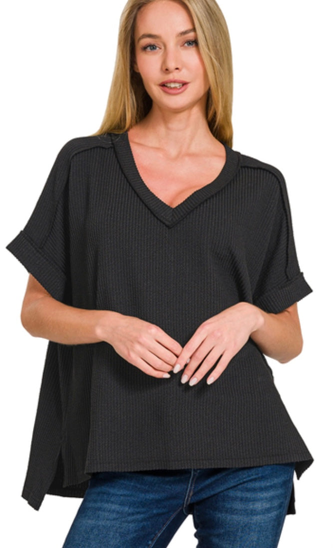 Ribbed Just Right Tee