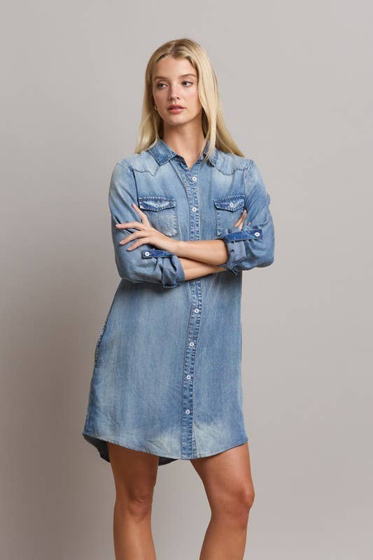 Daydream Denim Shirt Dress