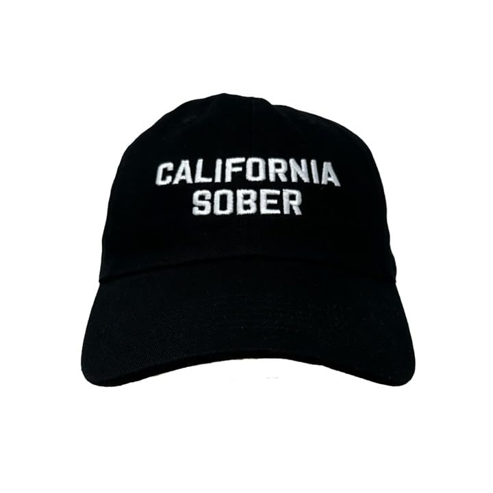Dad Hat - California Sober - Black