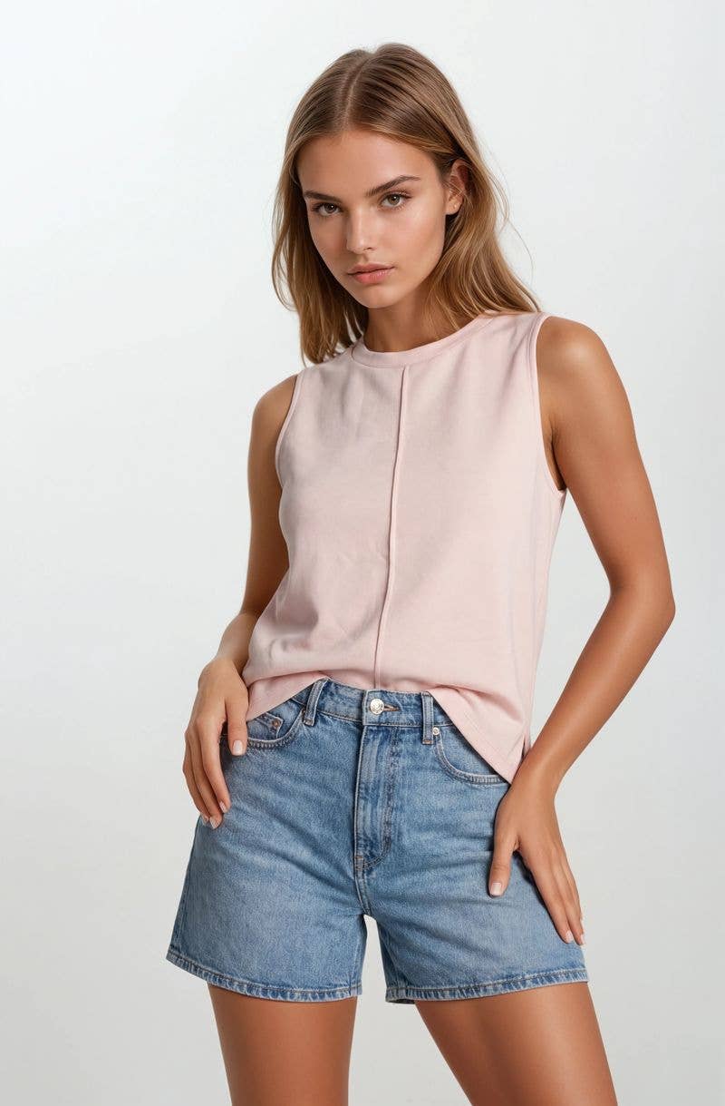 BUTTERY SOFT BRUSHED MODAL SLEEVELESS SWING