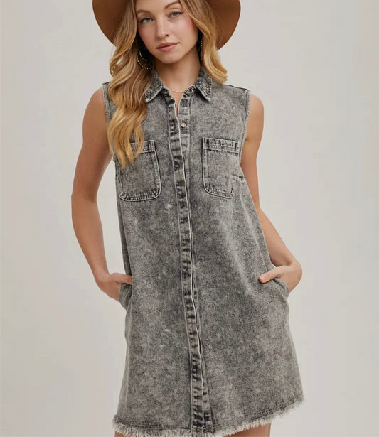 Rustic in Denim Dress