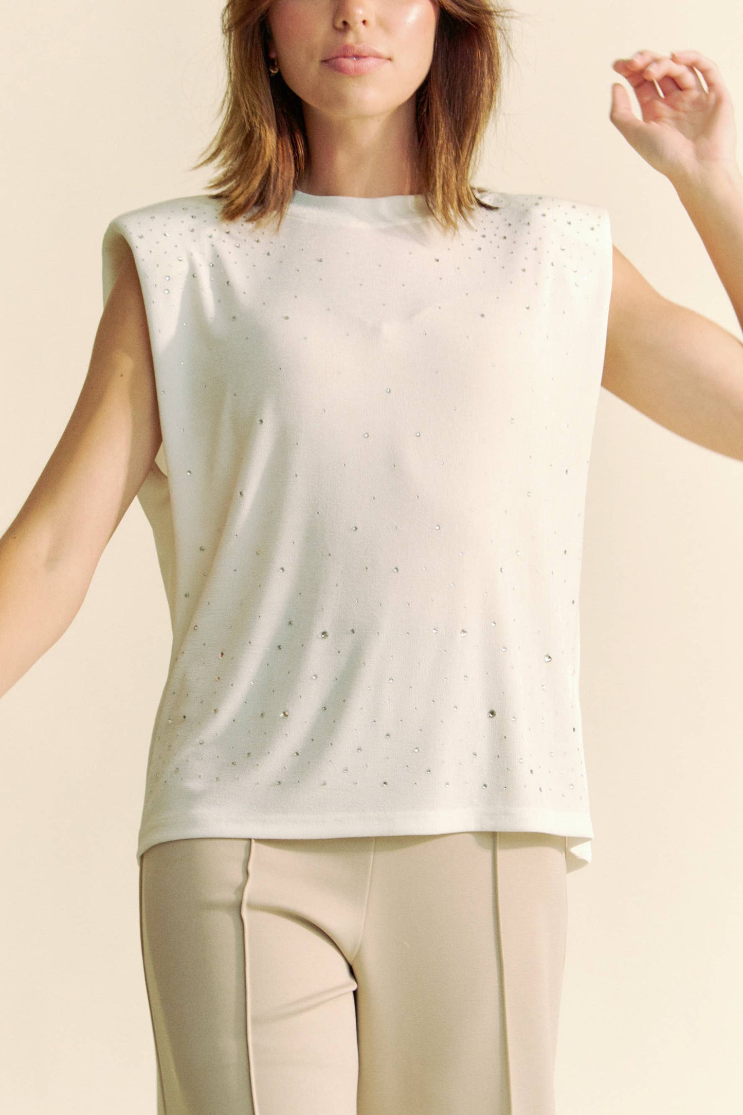 Ivory Spark Top