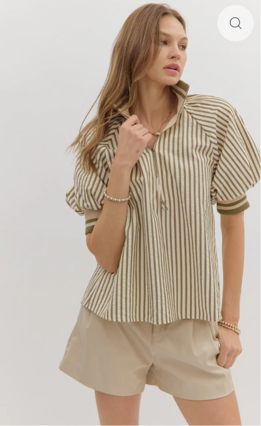 Serene Stripes Blouse