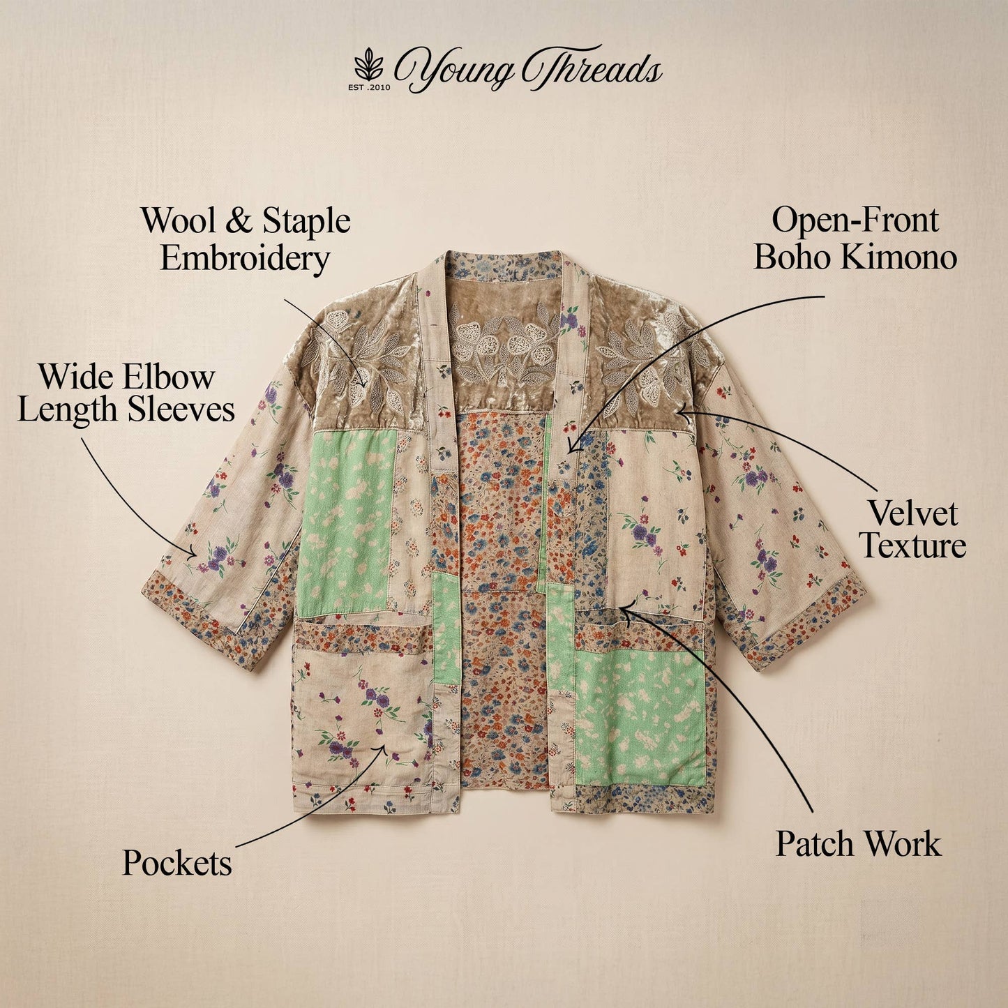 Patchwork Daydream Kimono