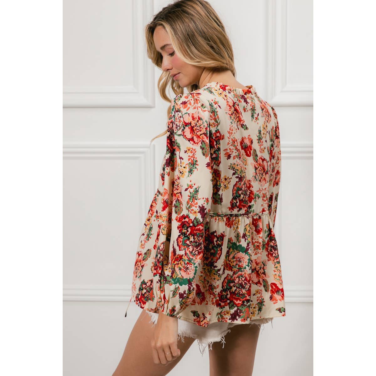 Autumn Romance Floral Top