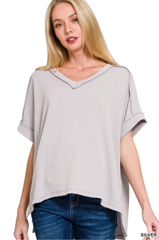 Ribbed Just Right Tee