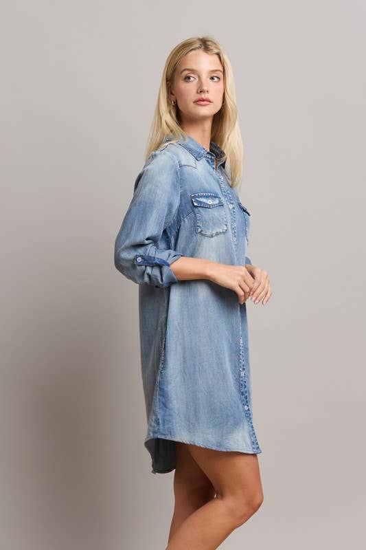 Daydream Denim Shirt Dress