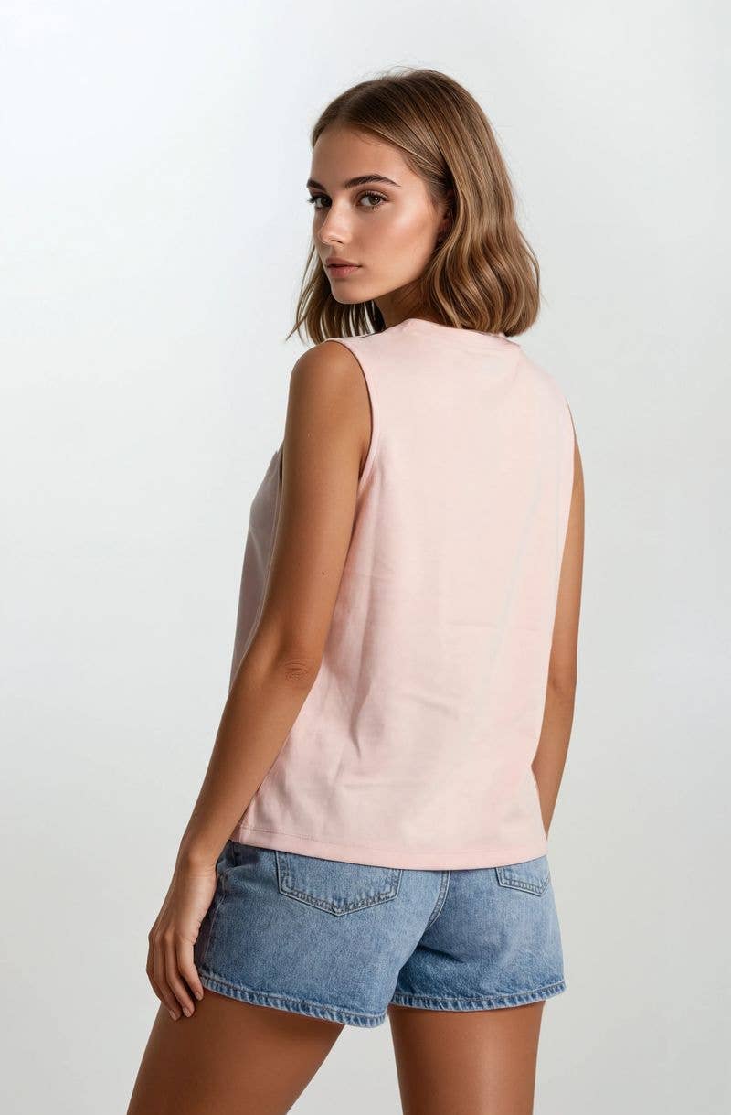 BUTTERY SOFT BRUSHED MODAL SLEEVELESS SWING