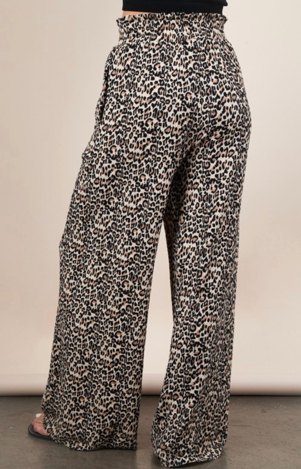 Leopard Palazzo Pants