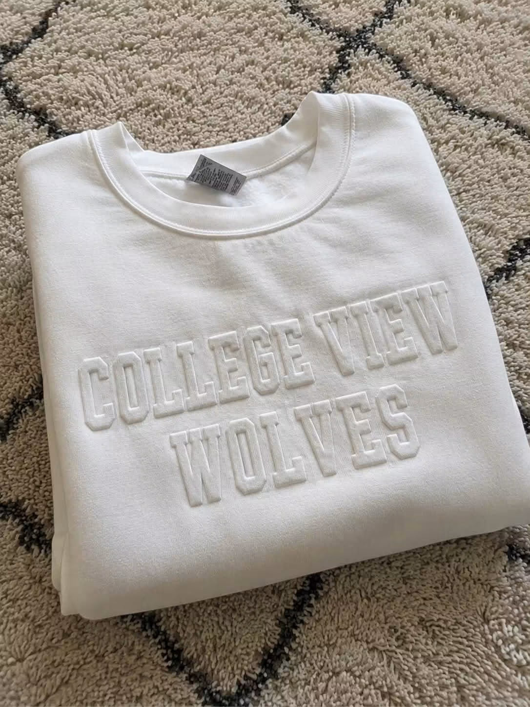 Embossed Sweatshirt (custom)