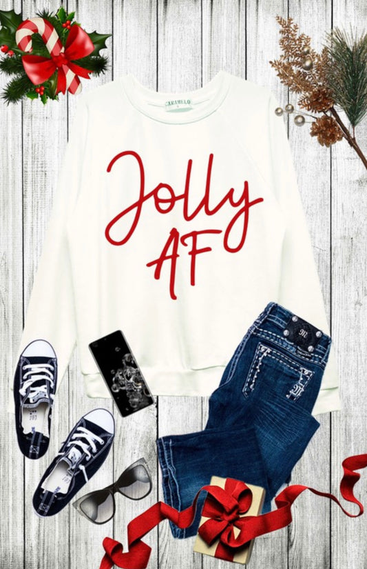 “Jolly AF” Sweatshirt