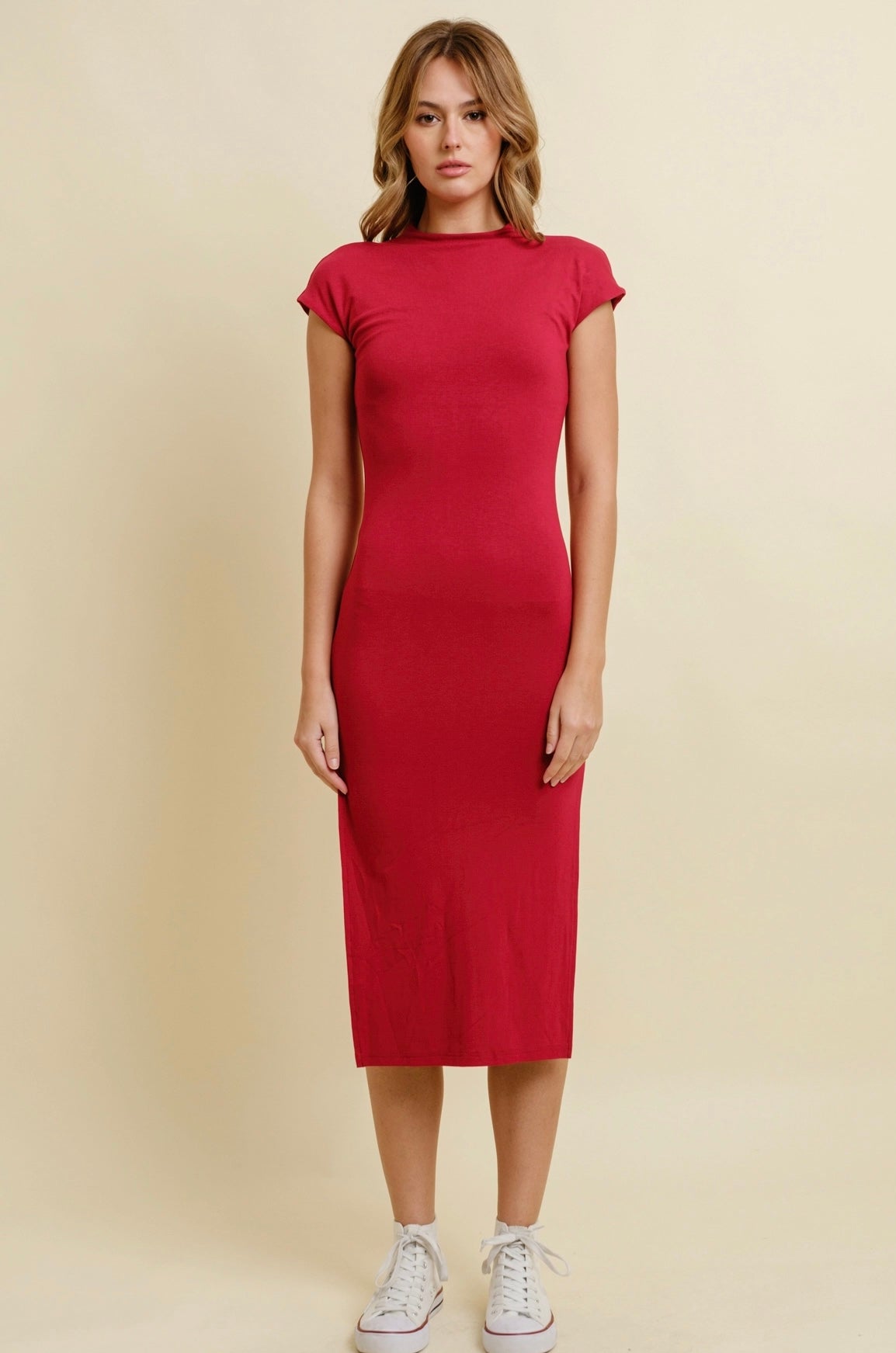 Side Line Slit Midi