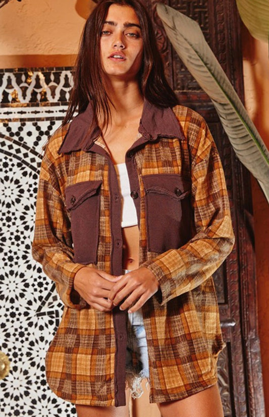 Oversized Plaid Shacket