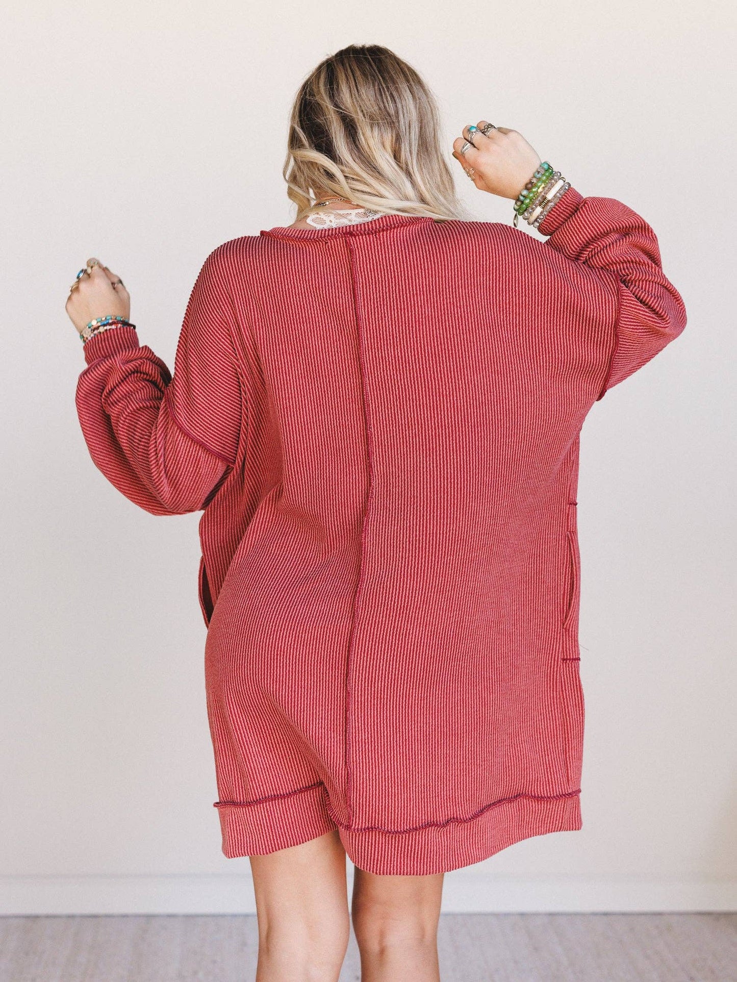 Moon Glow Long Sleeve Dress