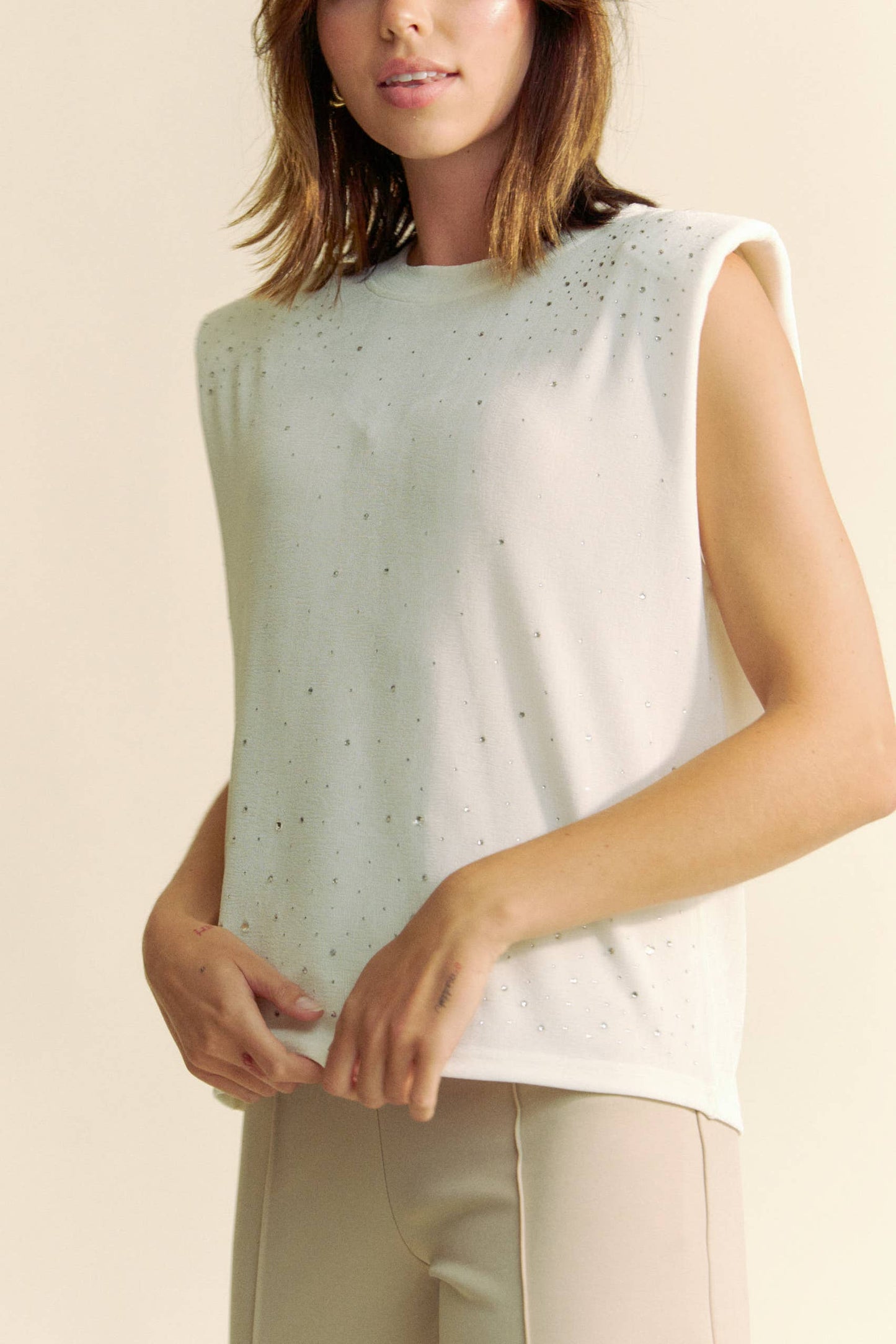 Ivory Spark Top