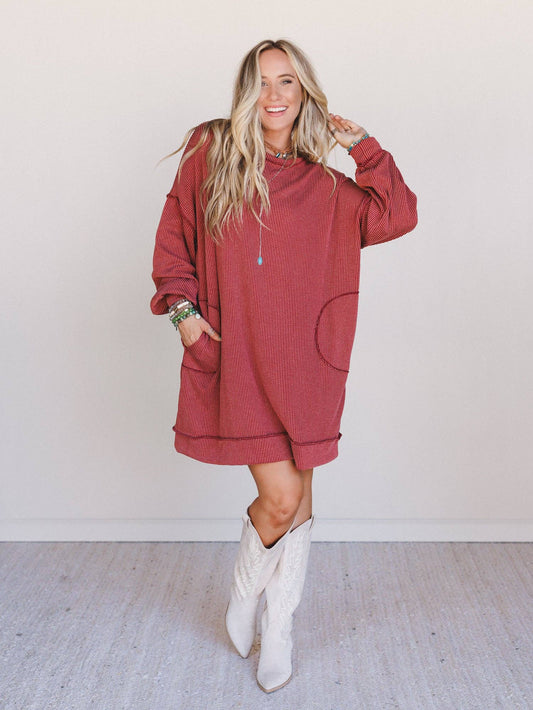 Moon Glow Long Sleeve Dress